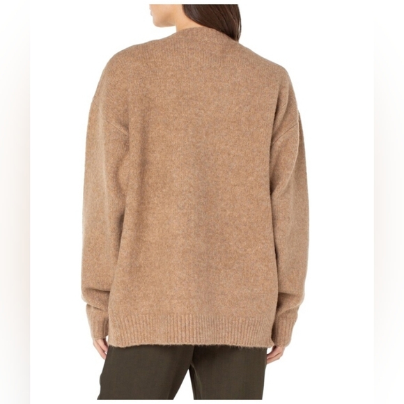 serra cardigan in size L brown 10%wool with pockets in front - Picture 2 of 10